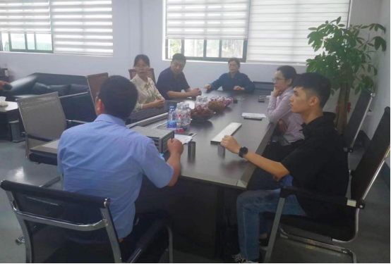 High tech research group of Nanning science and Technology Bureau came to our company to carry out research on science and technology projects